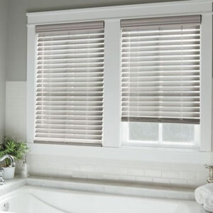 Cordless Faux Wood Blinds 2" Value