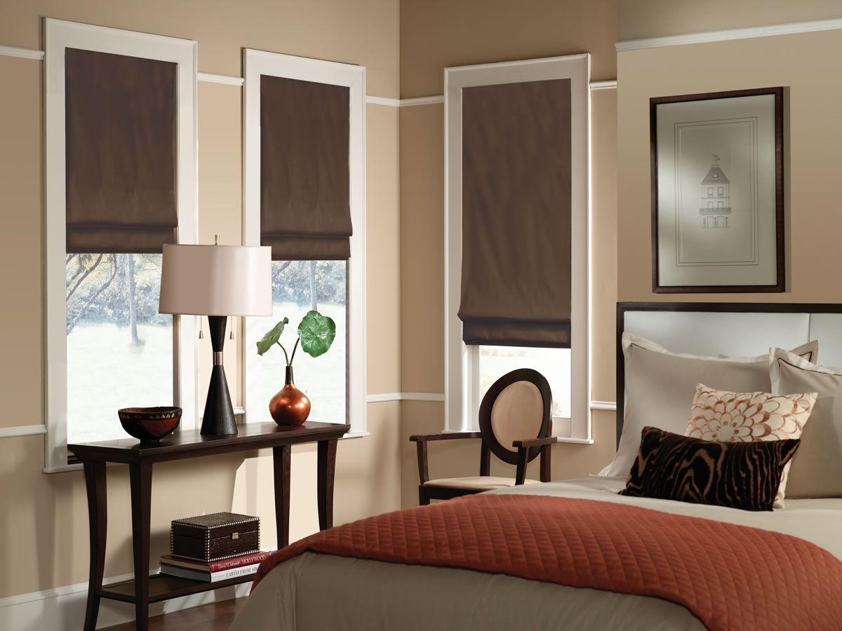 Flat Fold Roman Shades