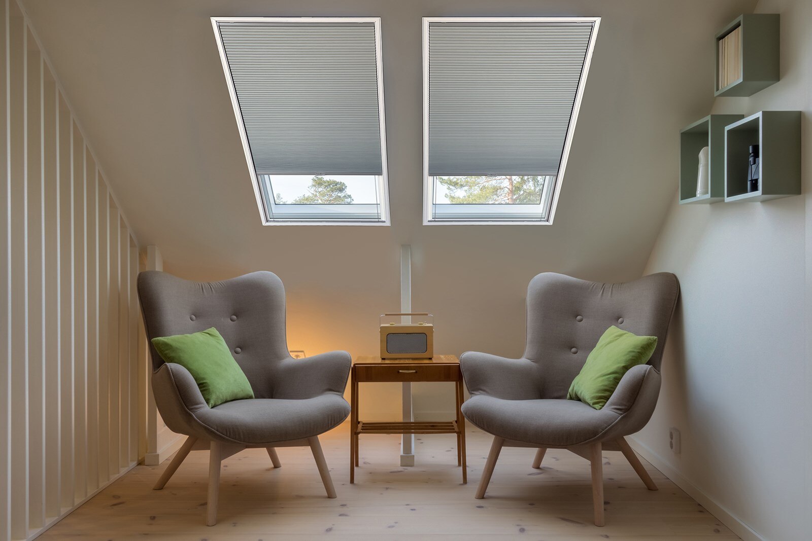 Cordless Perfect Honeycomb Shades for Skylights